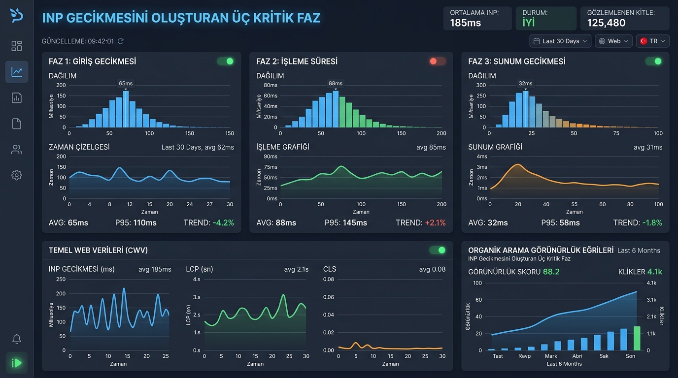 core web vitals ve inp performans metrikleri ve analitik sonuçları 2026