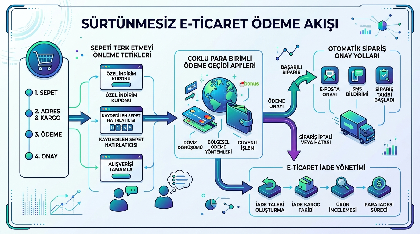 e-ticaret iade yönetimi mimarisi ve süreç akış şeması 2026