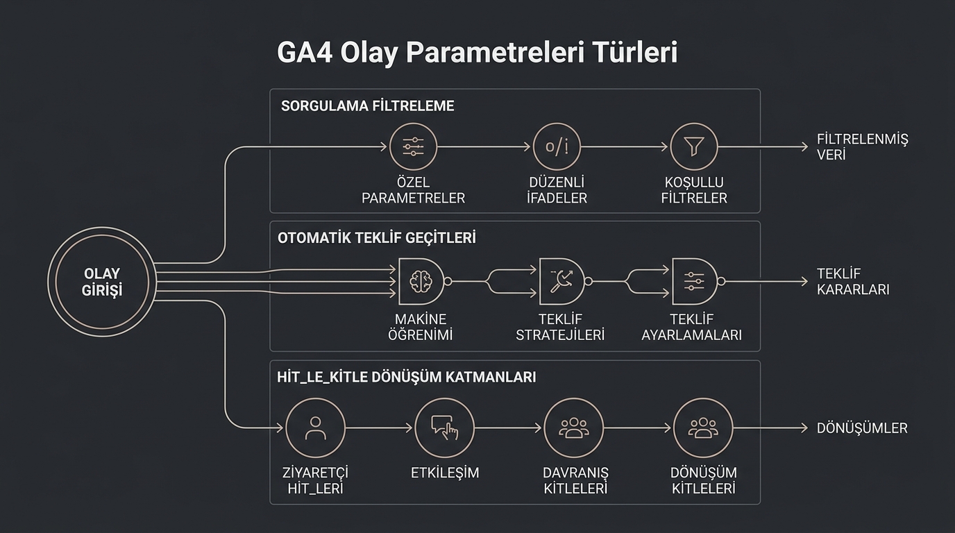 ga4 raporlama mimarisi ve süreç akış şeması 2026