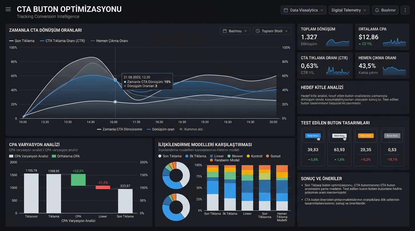 landing page tasarımı performans metrikleri ve analitik sonuçları 2026