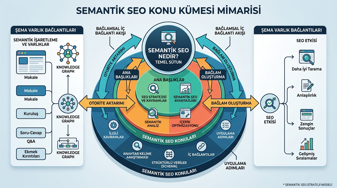 semantik seo nedir mimarisi ve süreç akış şeması 2026